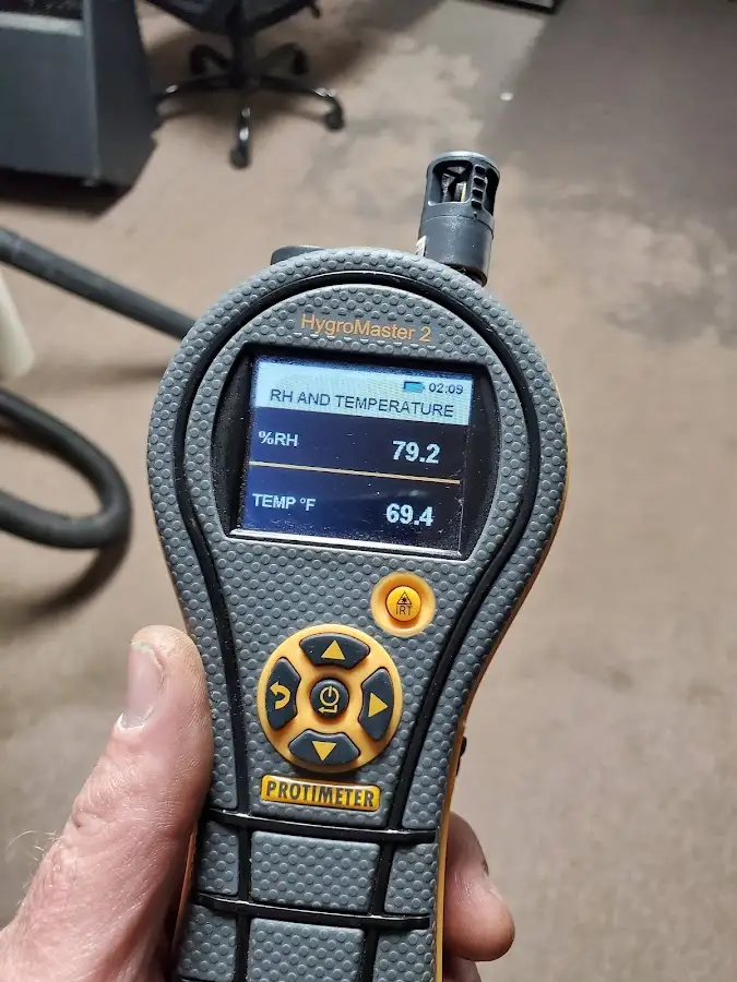 Moisture meter humidity assessment for Fire & Smoke Damage Restoration in Oldsmar